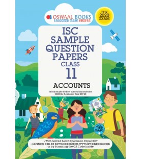 Oswaal ISC Sample Question Paper Class 11 Account | Latest Edition